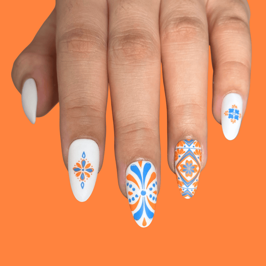 Villa Mosaic (M696) - Nail Stamping Plate