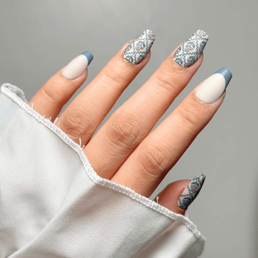 Wall Flowers (M580) - Nail Stamping Plate