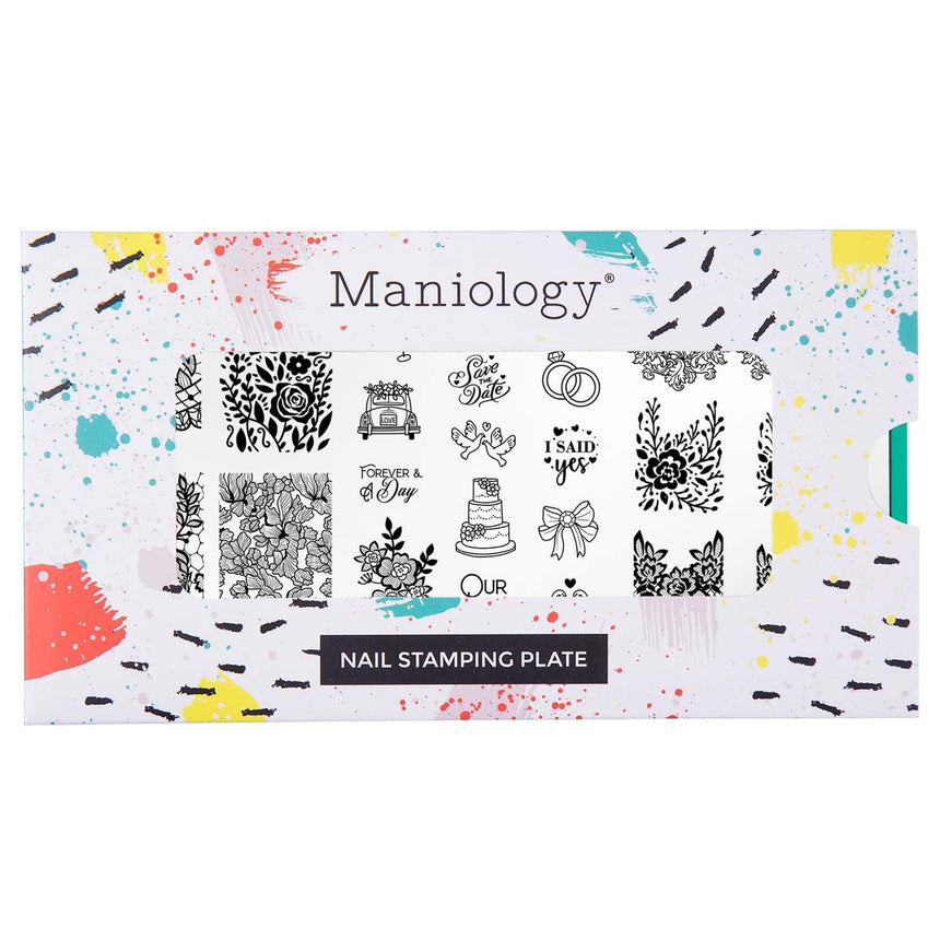 Wedding Bells (M587) - Nail Stamping Plate