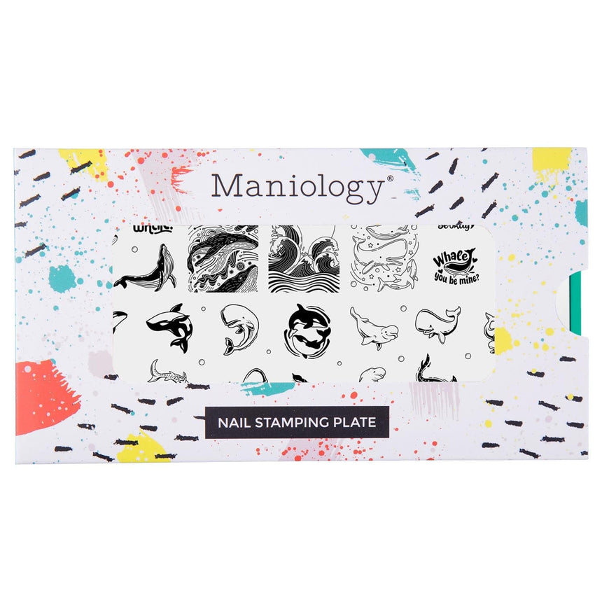 Whale Rider (M608) - Nail Stamping Plate