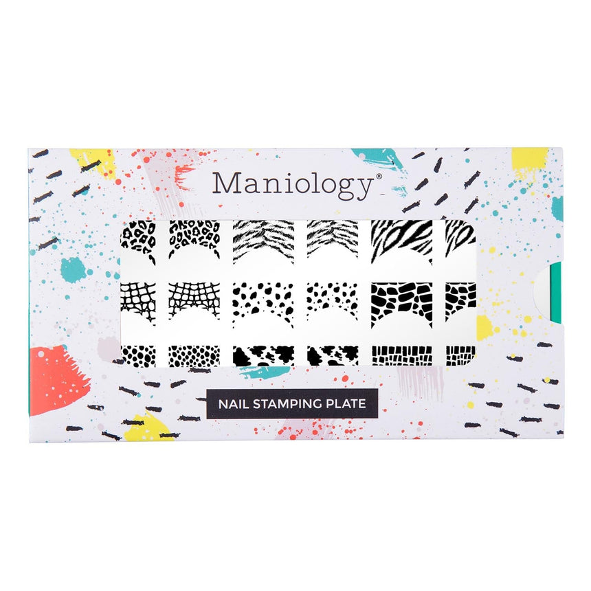 Wild French (M485) - Nail Stamping Plate