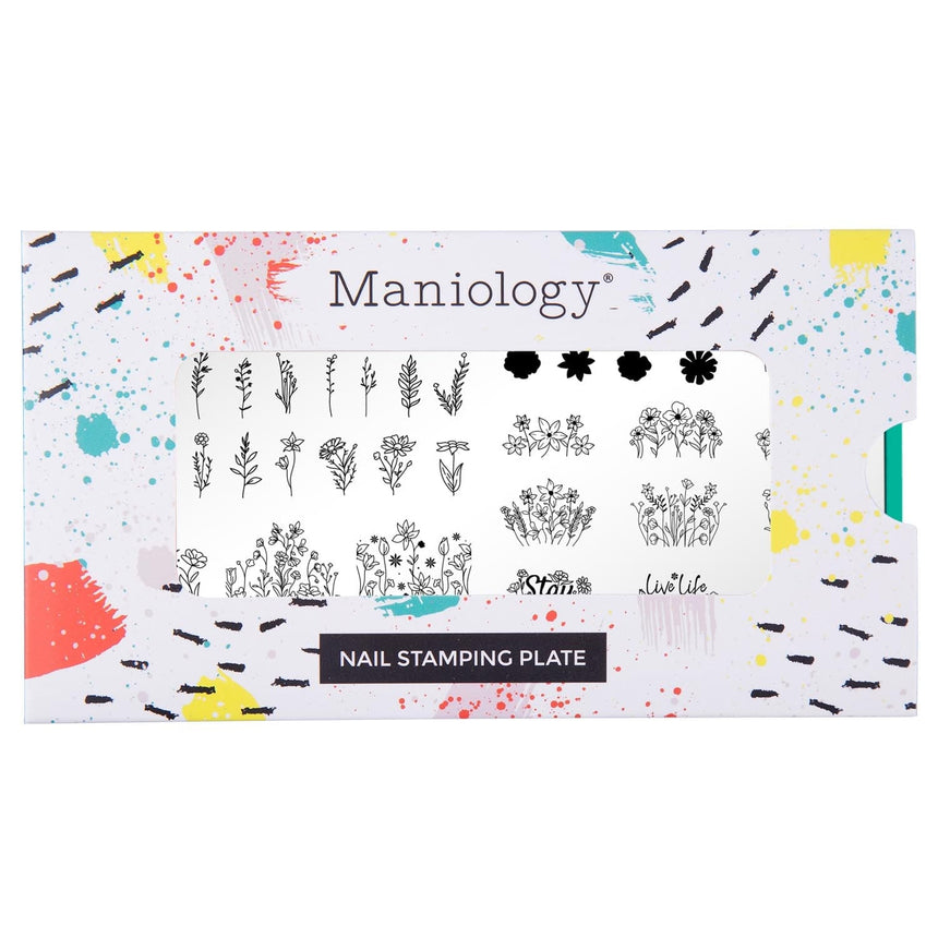Wildflowers (M494) - Nail Stamping Plate