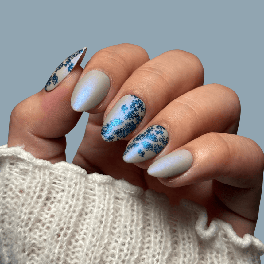 Winter Botanicals (M511) - Nail Stamping Plate