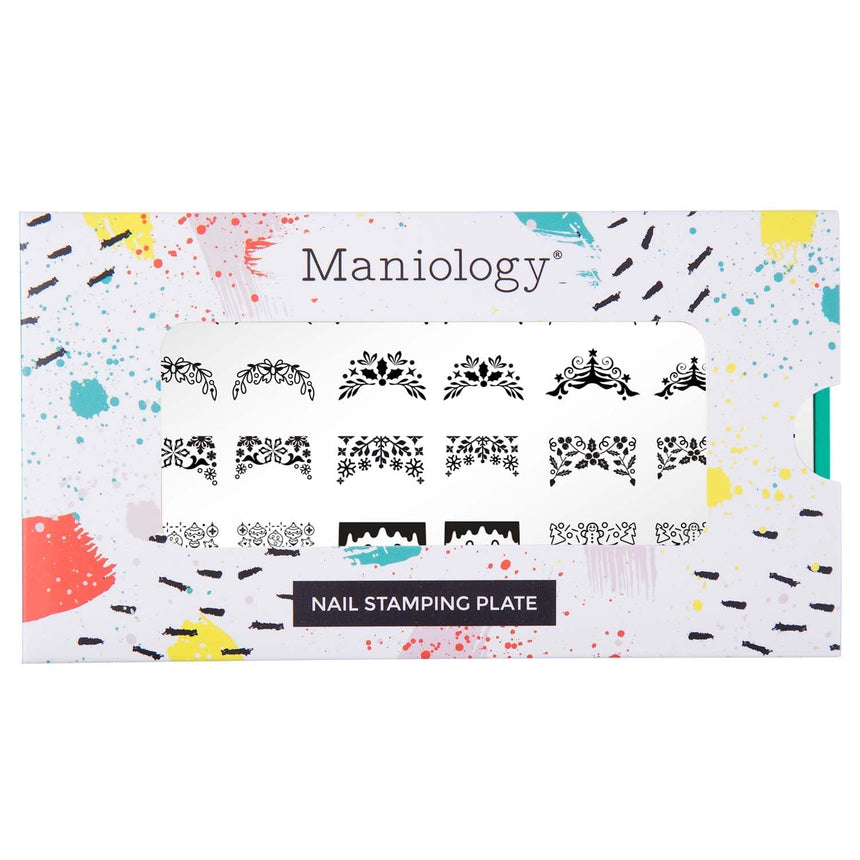 Winter French (M447) - Nail Stamping Plate