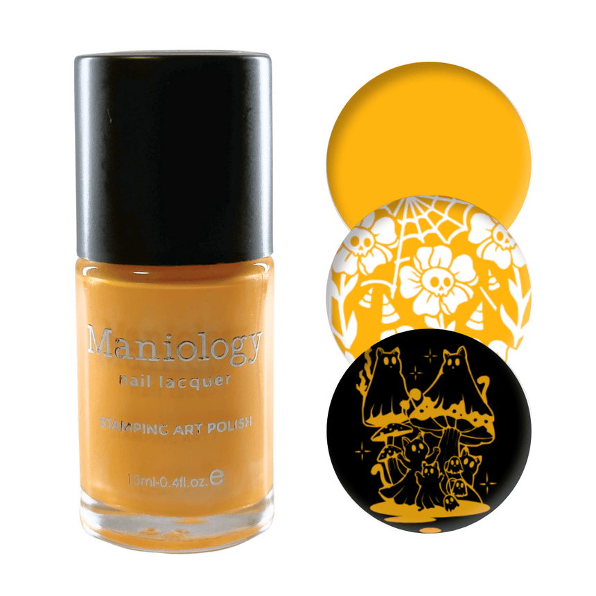 Withered Beauty: 3-Piece Pearl Cream Stamping Polish Set