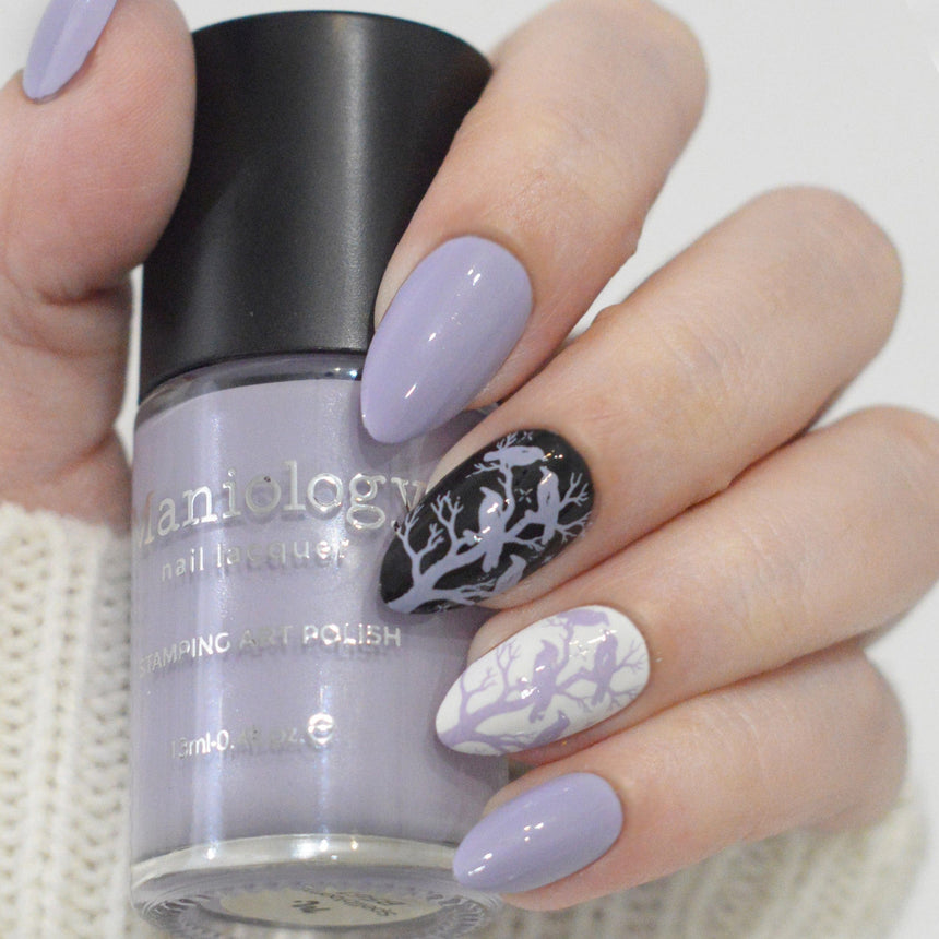 Withered Beauty: 3-Piece Pearl Cream Stamping Polish Set