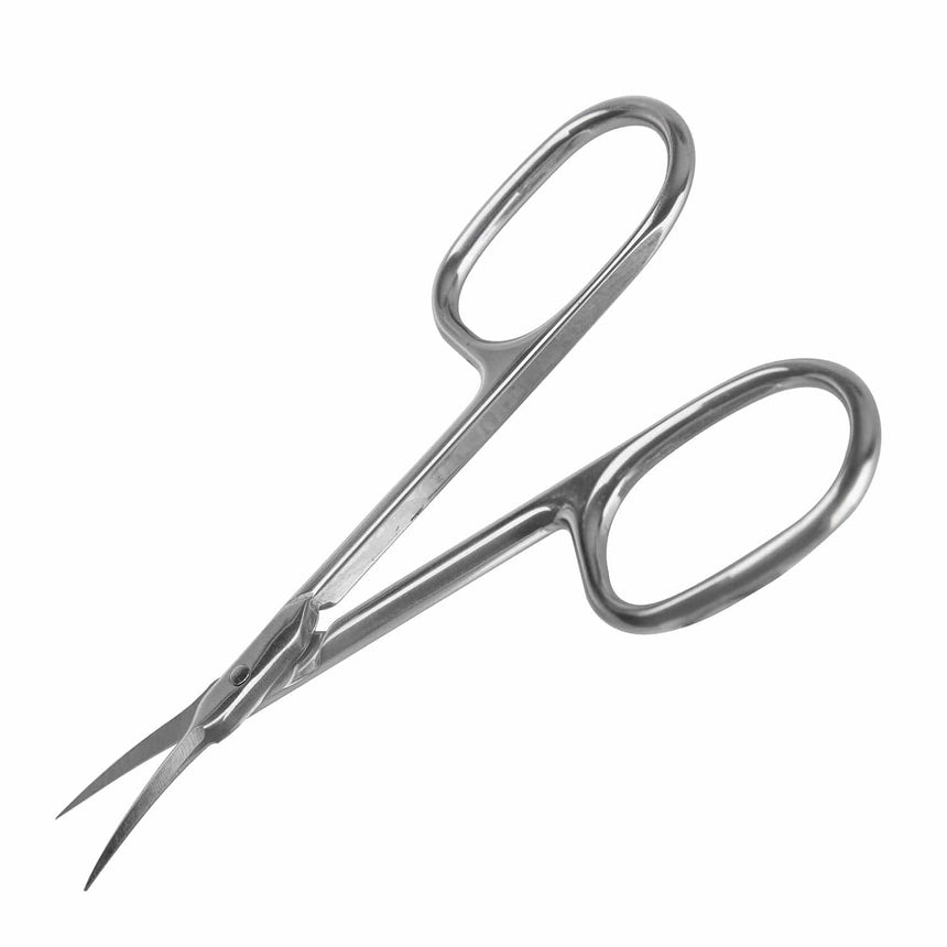 Extra Fine Curved Blade Stainless Steel Nail Art Scissors
