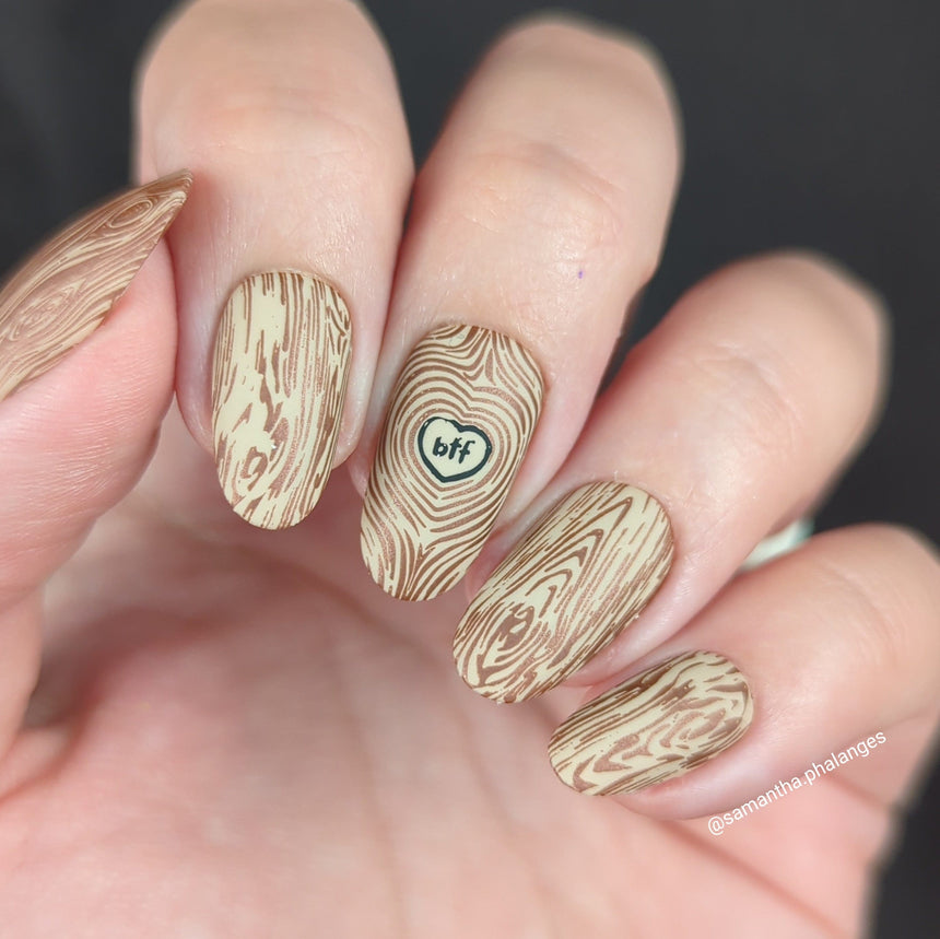 Woodland Trimmings (M390) - Nail Stamping Plate