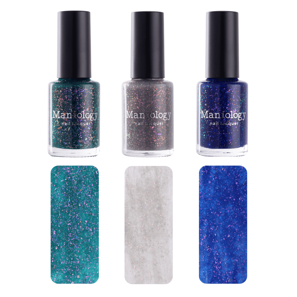 Woodland Walk: 3-Piece Jelly Flakies Nail Polish Set