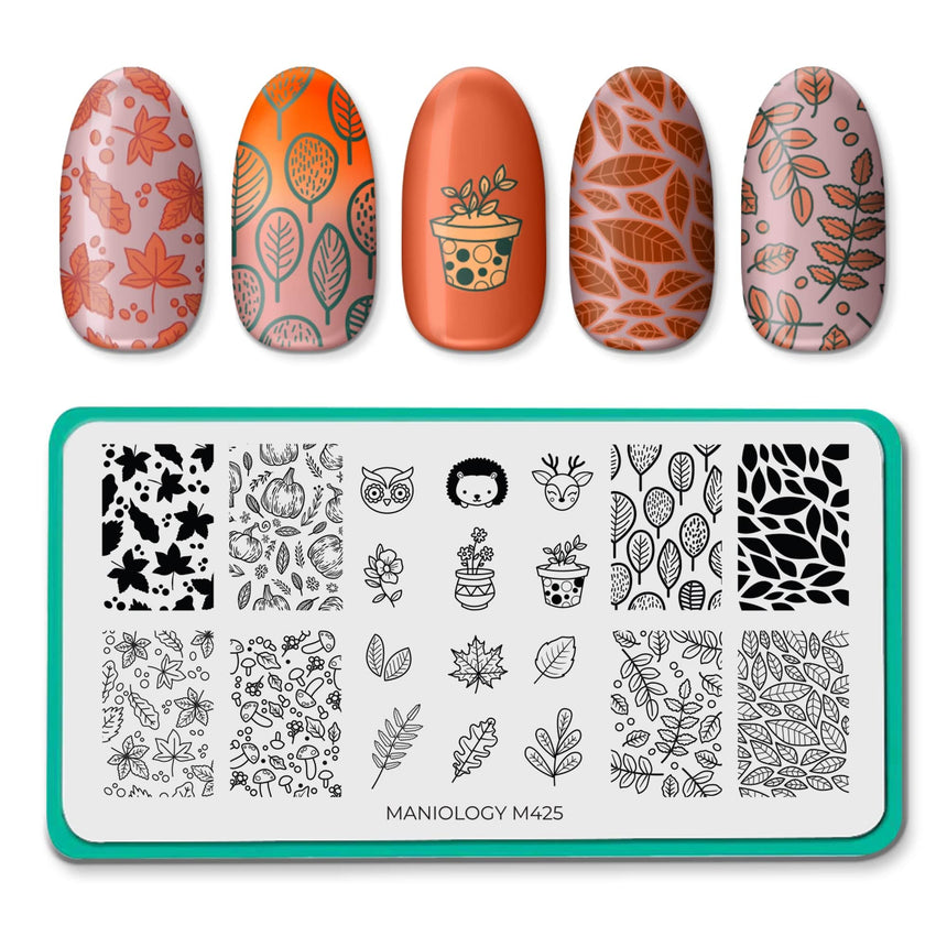 Woodland Wonders (M425) - Nail Stamping Plate