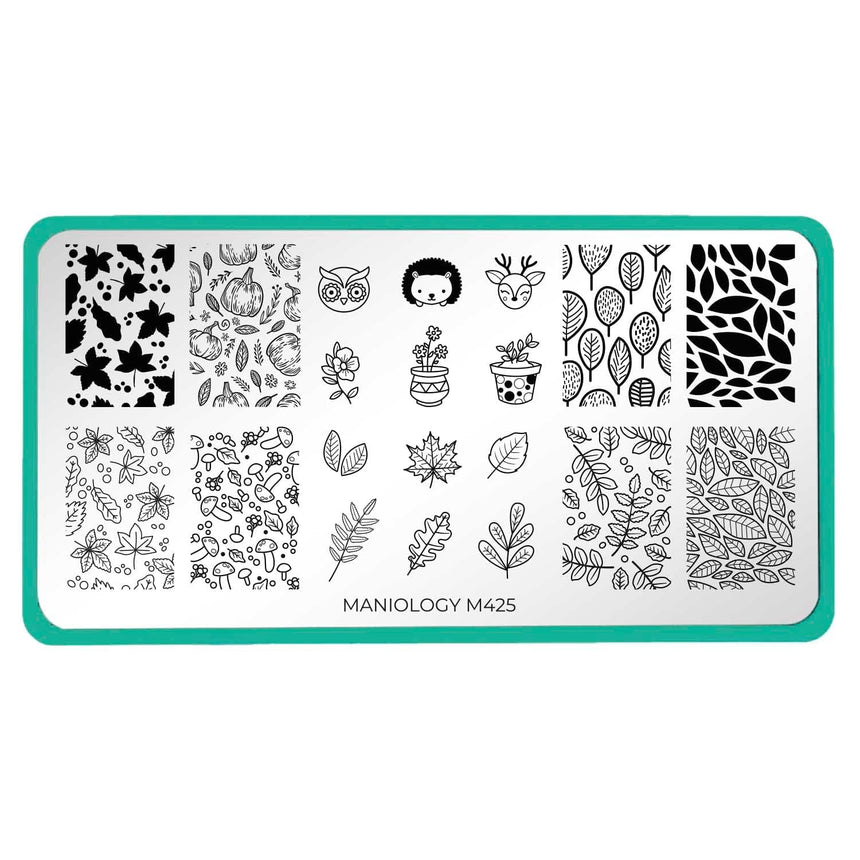Woodland Wonders (M425) - Nail Stamping Plate