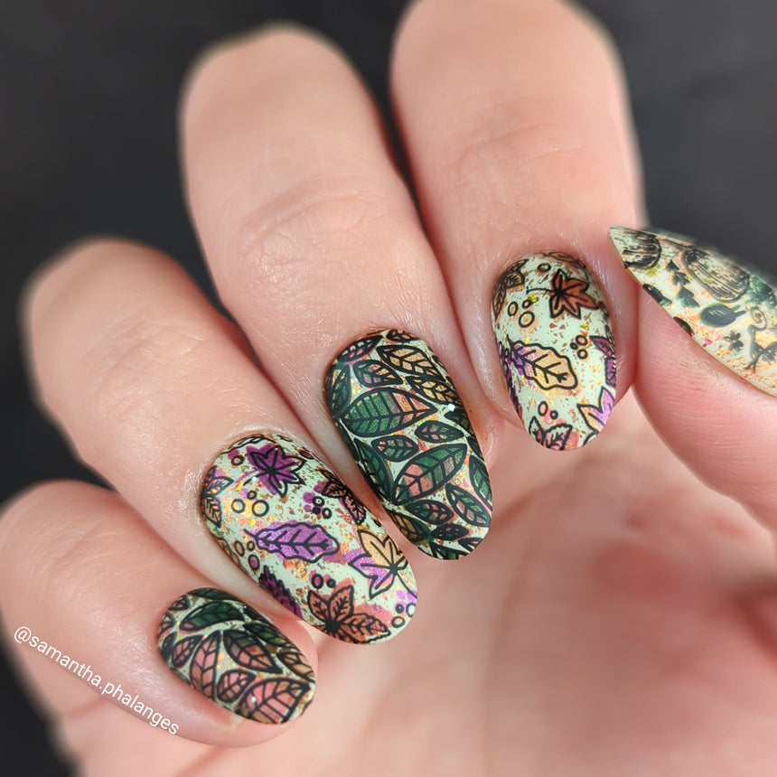 Woodland Wonders (M425) - Nail Stamping Plate