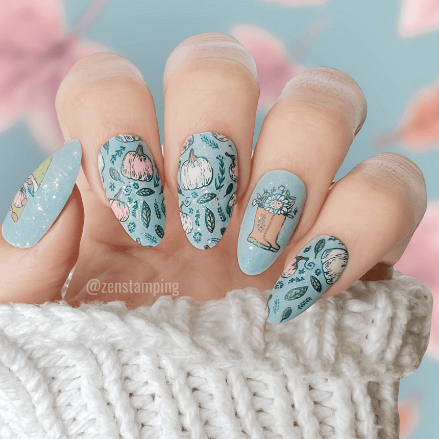 Woodland Wonders (M425) - Nail Stamping Plate