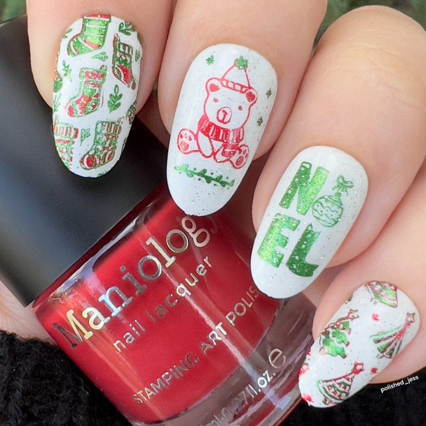 Wrapped in Joy (M419) - Nail Stamping Plate
