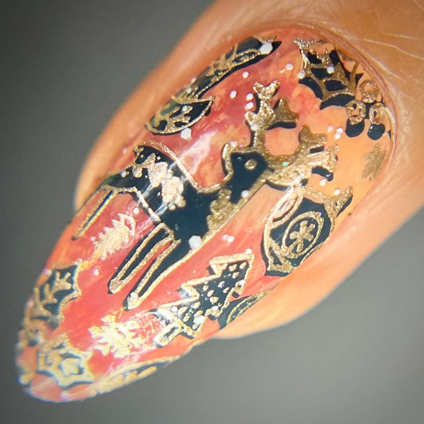 Wrapped in Joy (M419) - Nail Stamping Plate