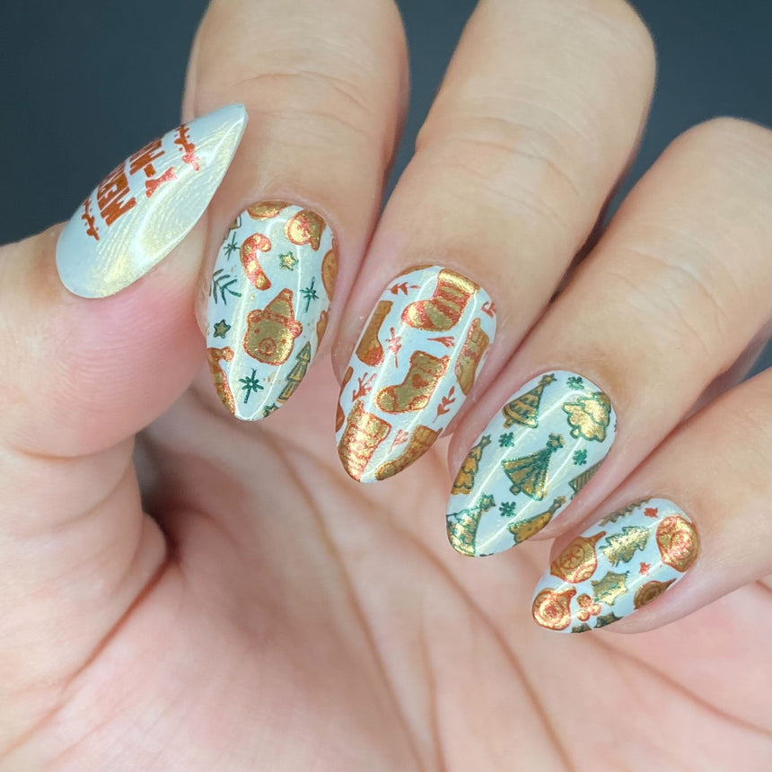 Wrapped in Joy (M419) - Nail Stamping Plate