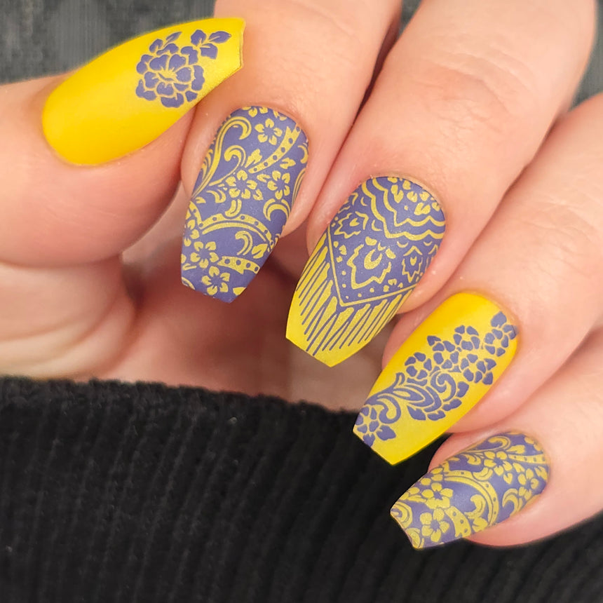Wrapped in Wool (M685) - Nail Stamping Plate