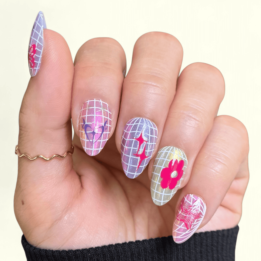 Y2k Icon (M635) - Nail Stamping Plate