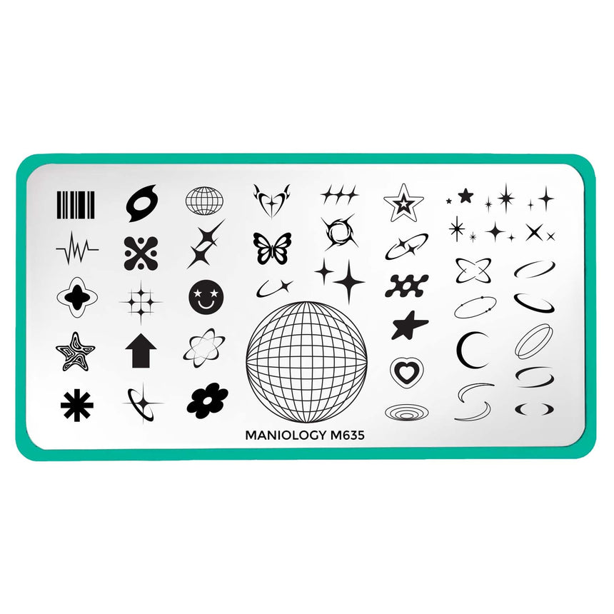 Y2k Icon (M635) - Nail Stamping Plate