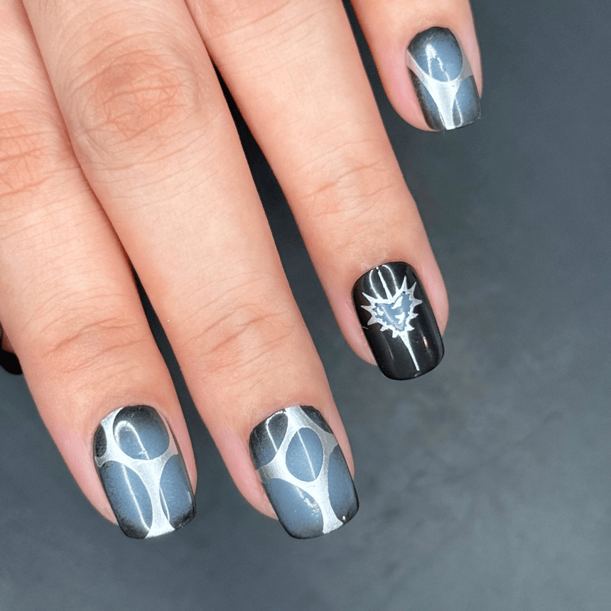 Y2K Tattoo (M538) - Nail Stamping Plate