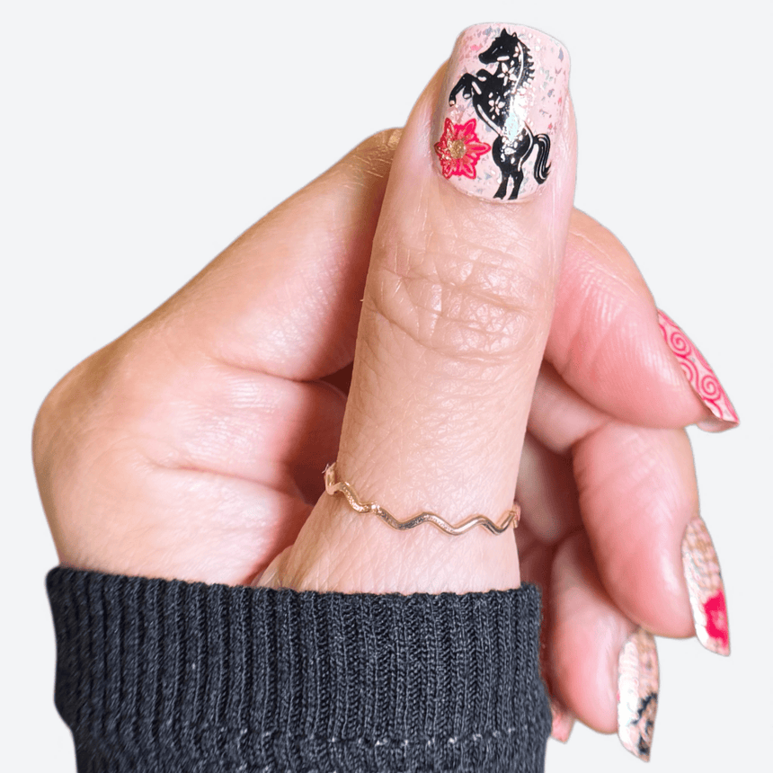 Year of the Horse (M670) - Nail Stamping Plate