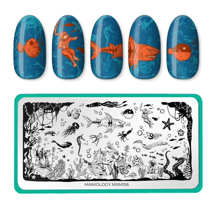 Abyss: Grave Below (MXM106) - Nail Stamping Plate