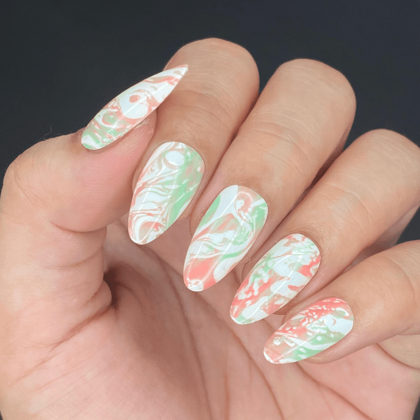 Go with the Flow: Liquid Muse (MXM133) - Nail Stamping Plate