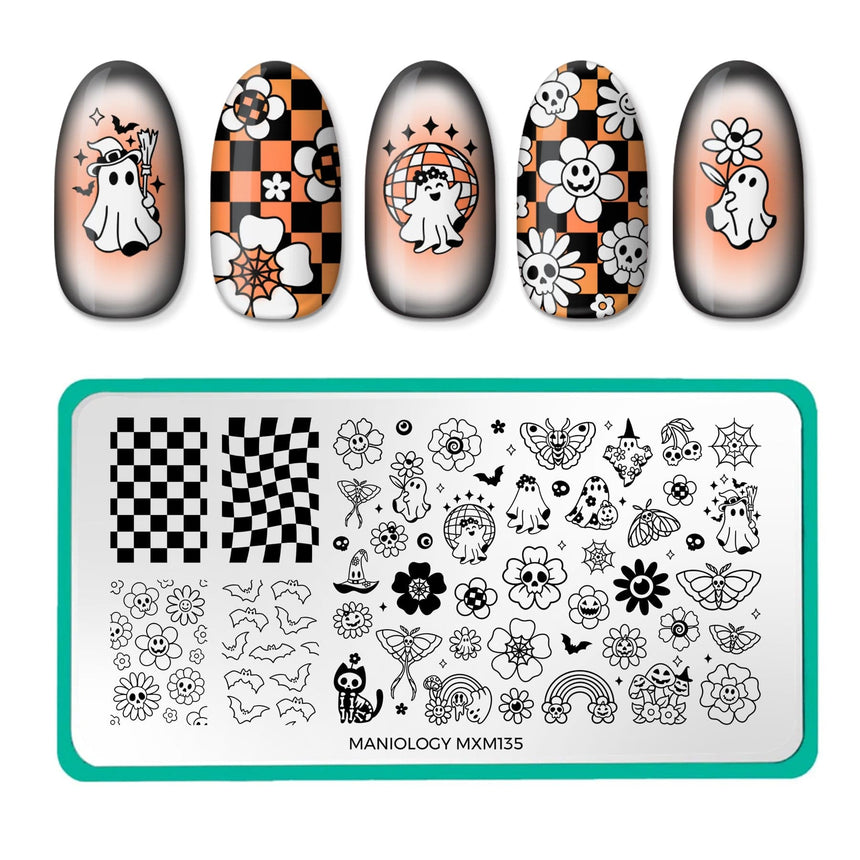 Death Disco: Boogie & Boo (MXM135) - Nail Stamping Plate