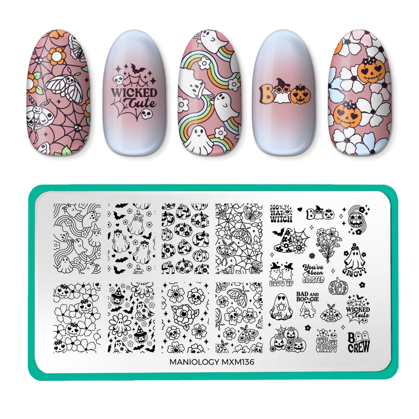 Death Disco: Funkin' Pumpkins (MXM136) - Nail Stamping Plate