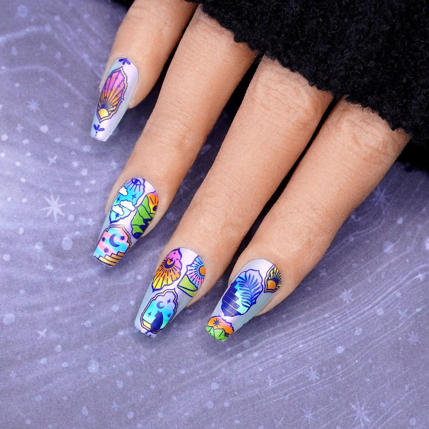 Magic Portals: Glimpse Beyond (MXM141) - Nail Stamping Plate