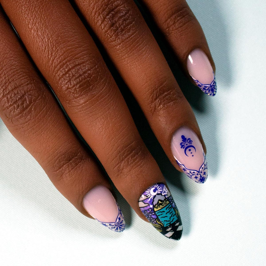 Magic Portals: Ethereal French (MXM142) - Nail Stamping Plate