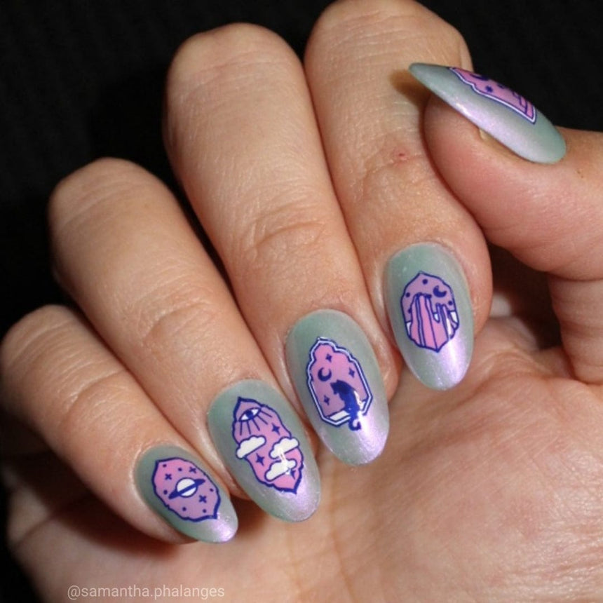 Magic Portals: Glimpse Beyond (MXM141) - Nail Stamping Plate