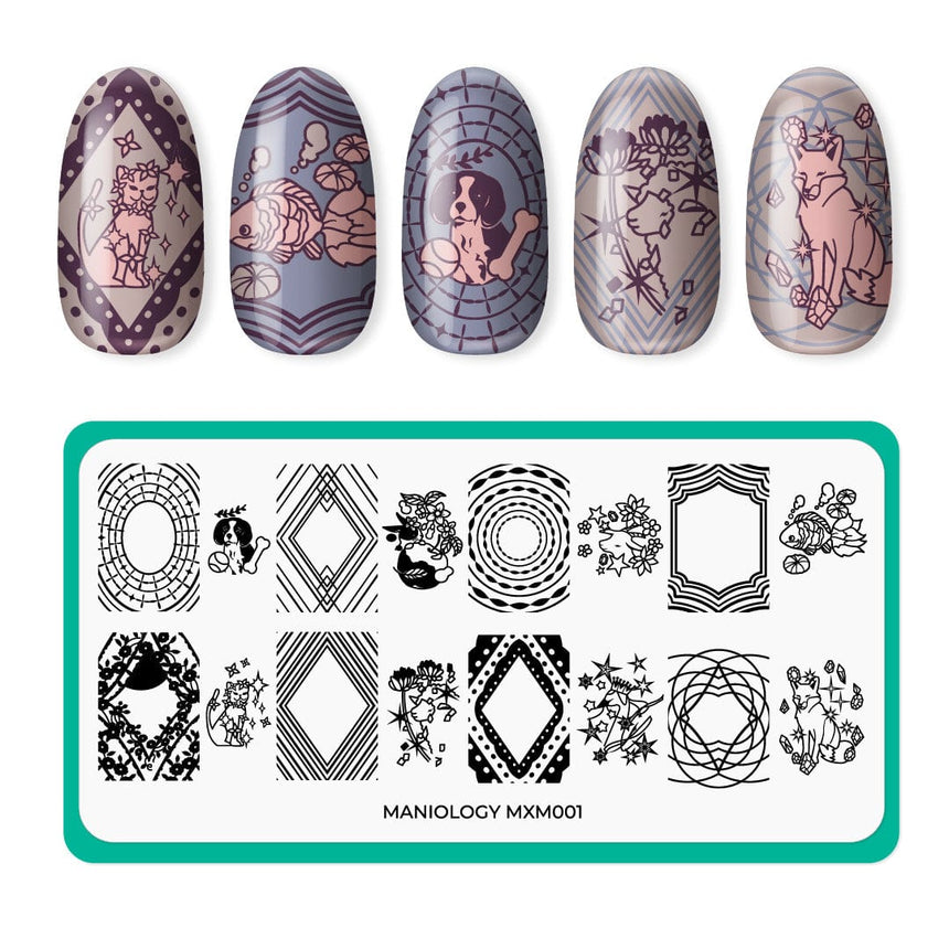 Dreamland: Dream Menagerie (MXM001) - Nail Stamping Plate