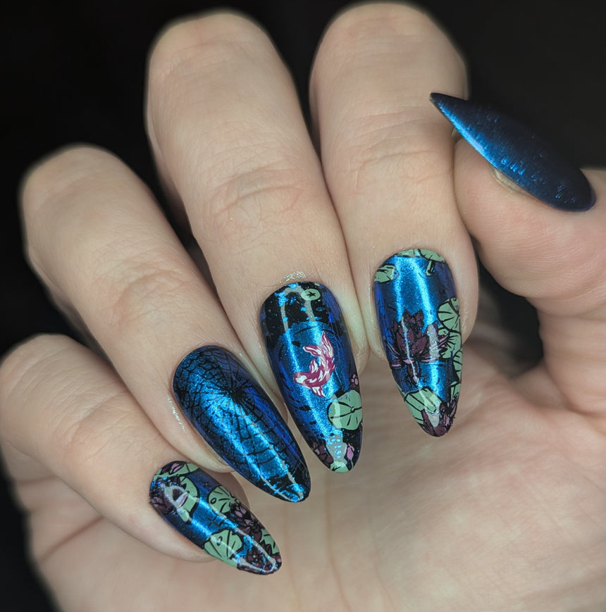Enchanted Waters: Floating Mirage (MXM172) - Nail Stamping Plate