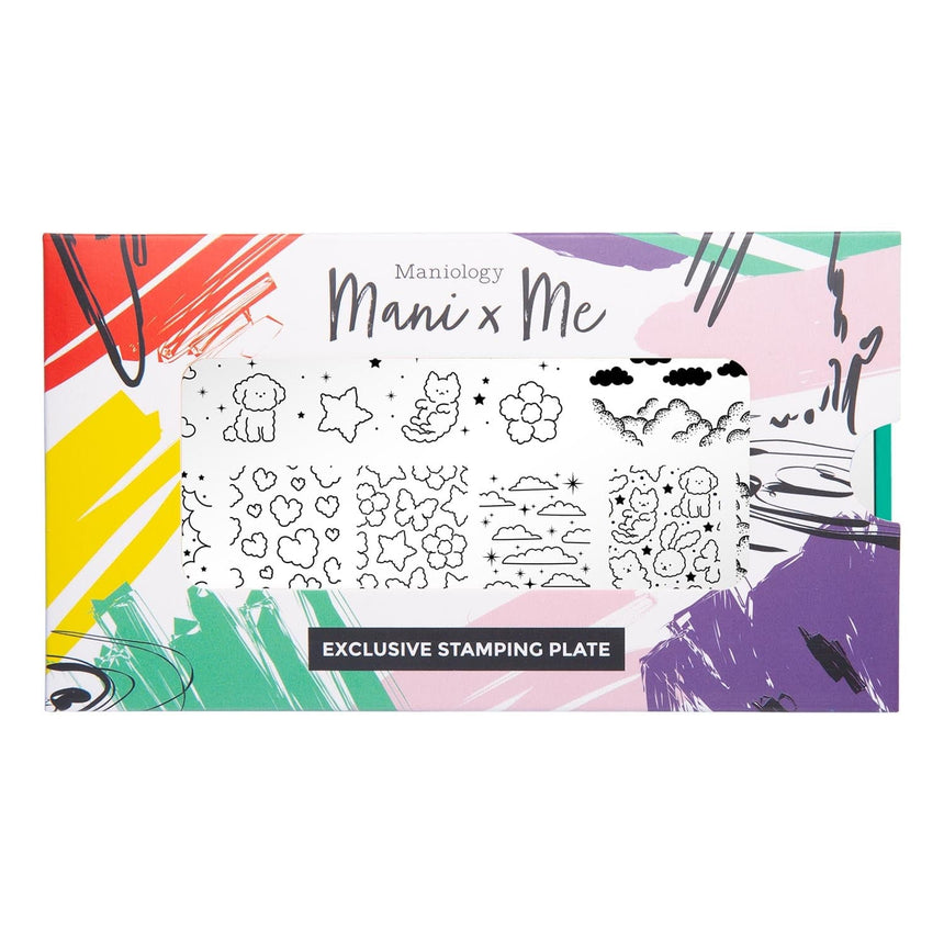 Over the Clouds: Fluff Buddies (MXM125) - Nail Stamping Plate