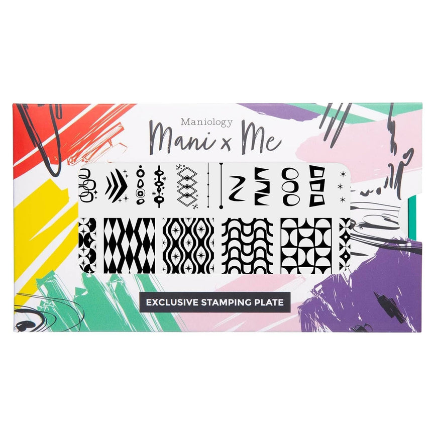 Timeless Mod: Groove Factor (MXM149) - Nail Stamping Plate