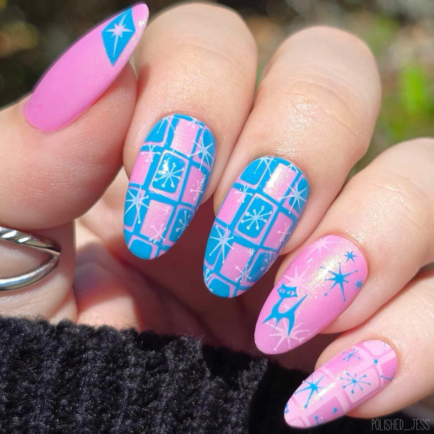 Timeless Mod: Groove Factor (MXM149) - Nail Stamping Plate