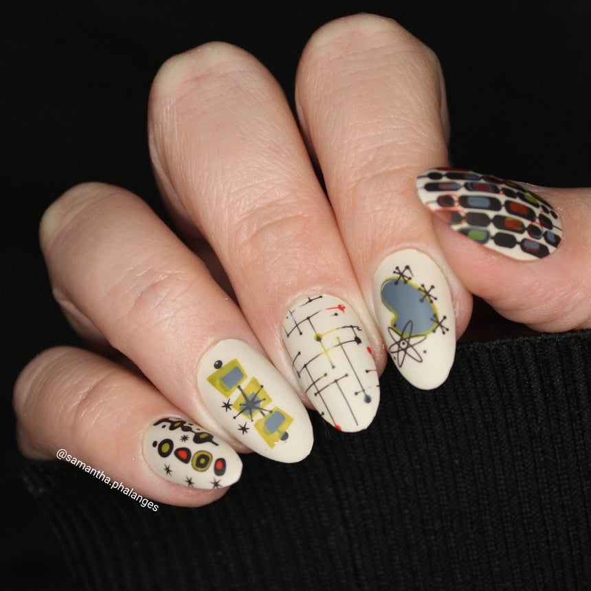 Timeless Mod: Groove Factor (MXM149) - Nail Stamping Plate