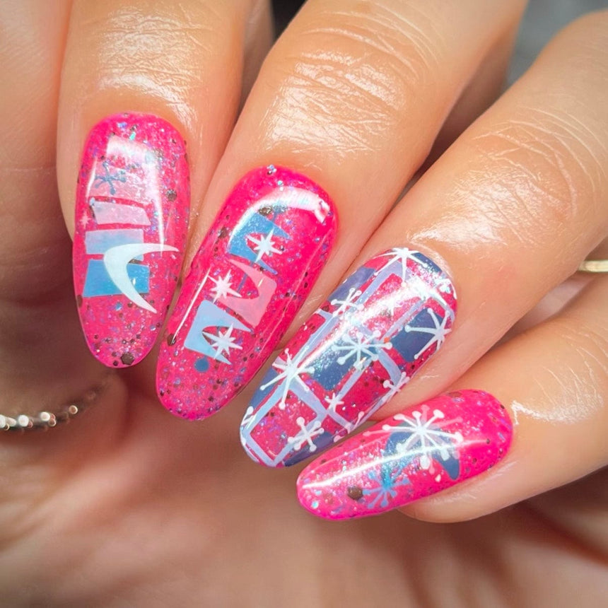 Timeless Mod: Groove Factor (MXM149) - Nail Stamping Plate