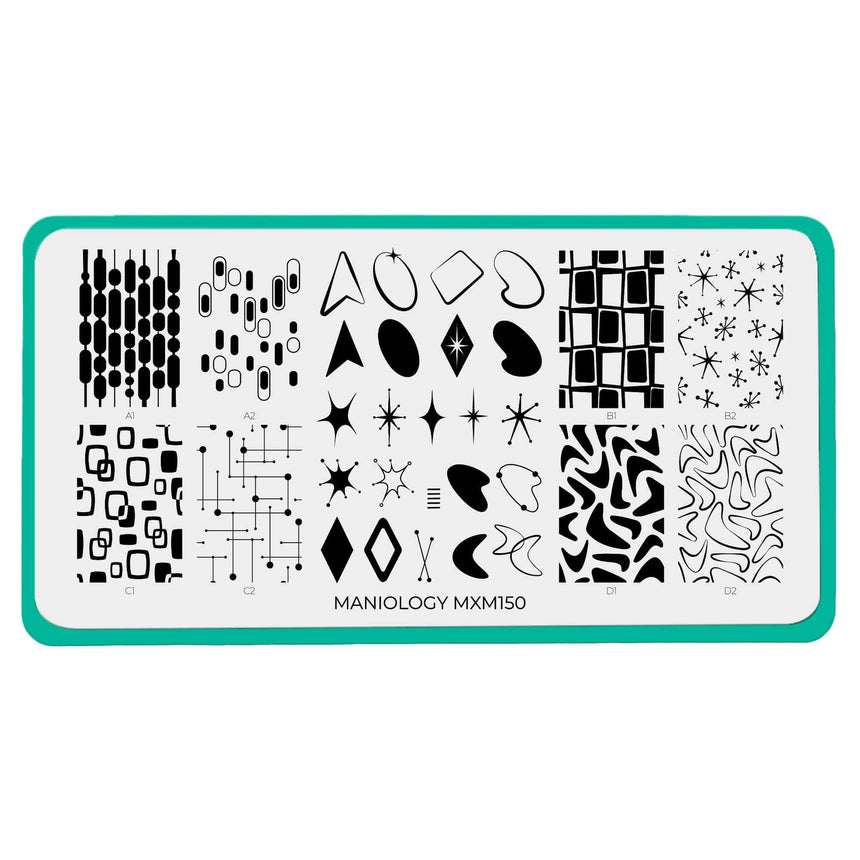 Timeless Mod: Optic Pop (MXM150) - Nail Stamping Plate