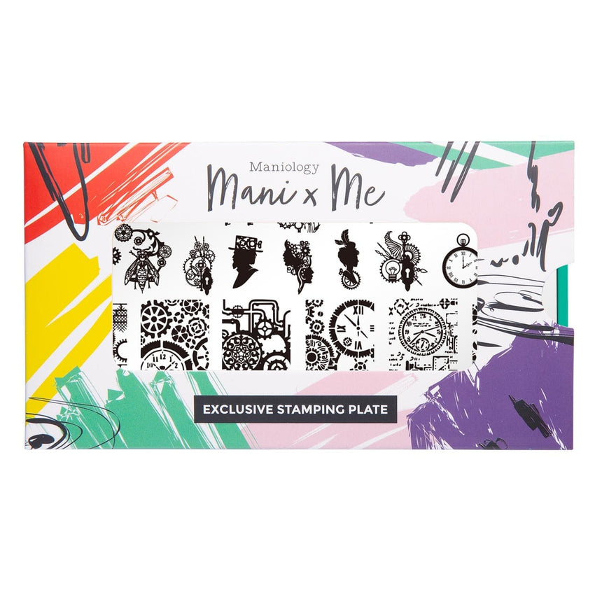 Steampunk: Gear & Grit (MXM109) - Nail Stamping Plate