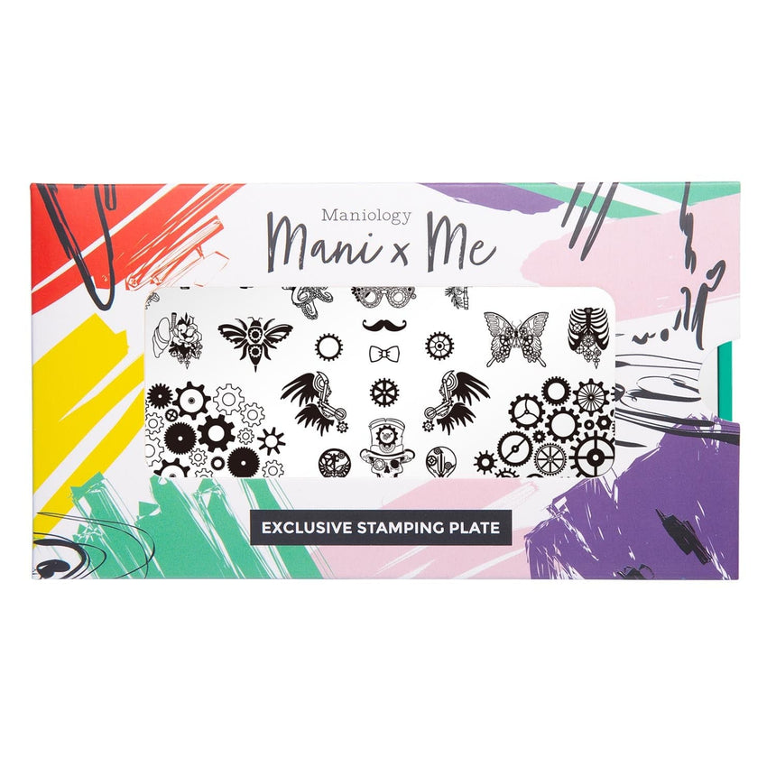 Steampunk: Steam Circuit (MXM110) - Nail Stamping Plate