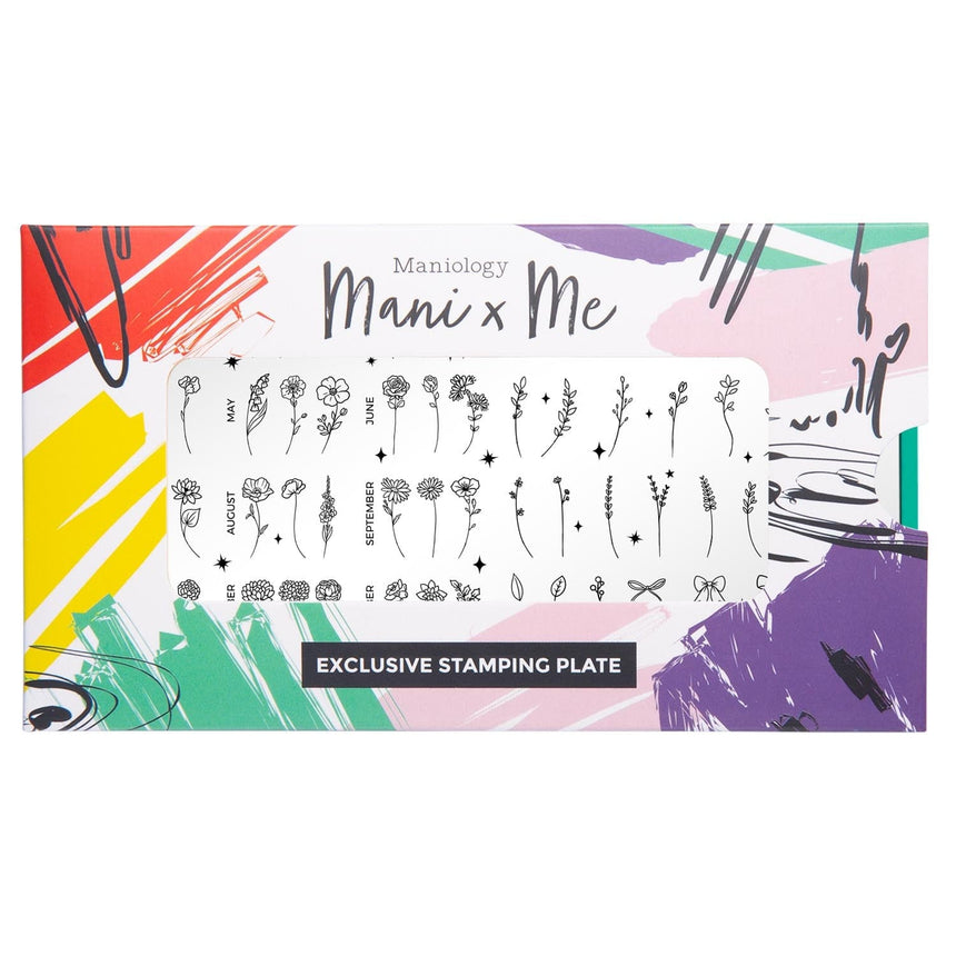 Birthday Bouquests: Born to Bloom (MXM118) - Nail Stamping Plate