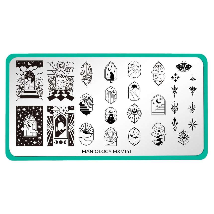 Magic Portals: Glimpse Beyond (MXM141) - Nail Stamping Plate