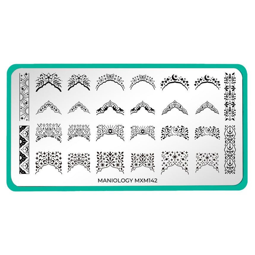 Magic Portals: Ethereal French (MXM142) - Nail Stamping Plate