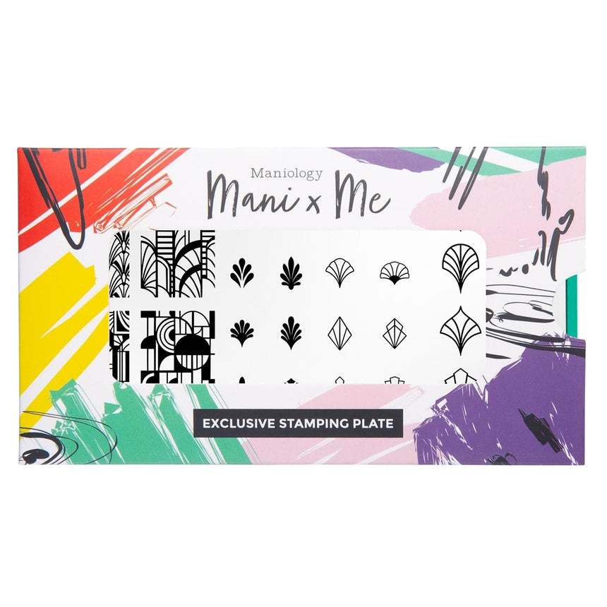 Art Deco: Gilded Glamour (MXM145) - Nail Stamping Plate