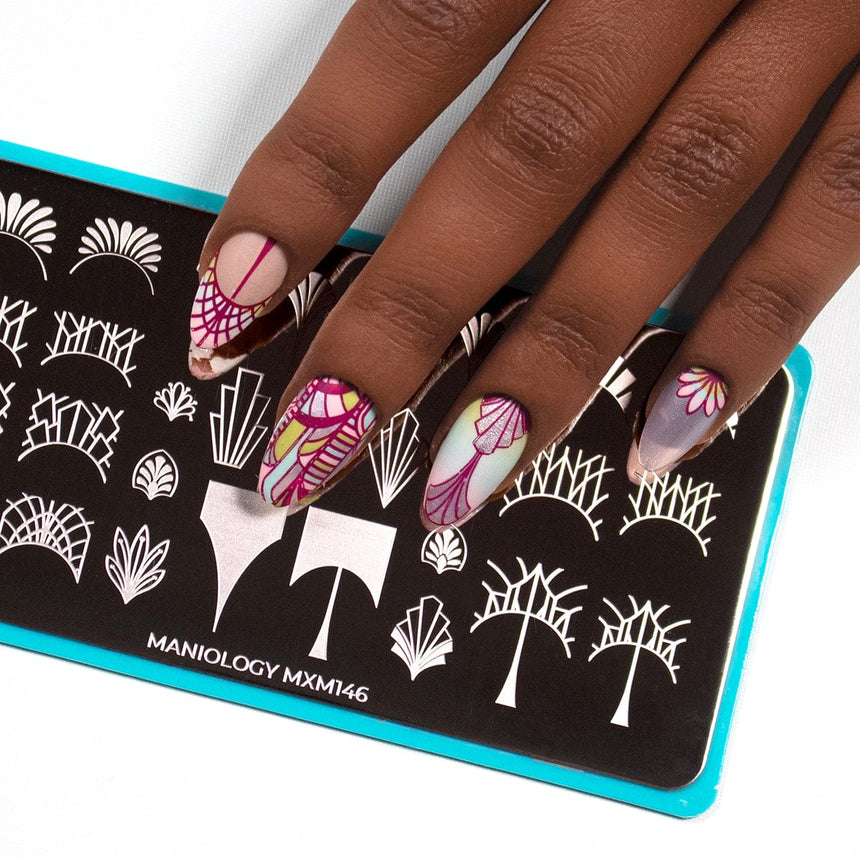 Art Deco: Deco Dreams (MXM146) - Nail Stamping Plate