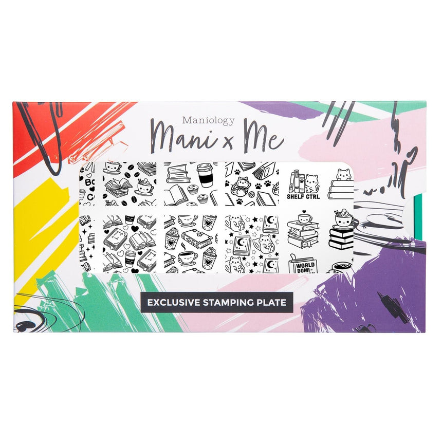 Purrfect Prose: Tales of Tails (MXM120) - Nail Stamping Plate