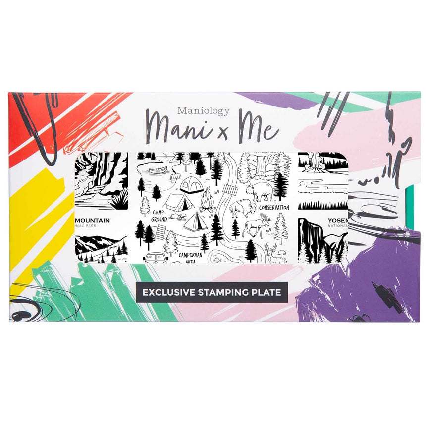 Great Outdoors: National Treks (MXM107) - Nail Stamping Plate