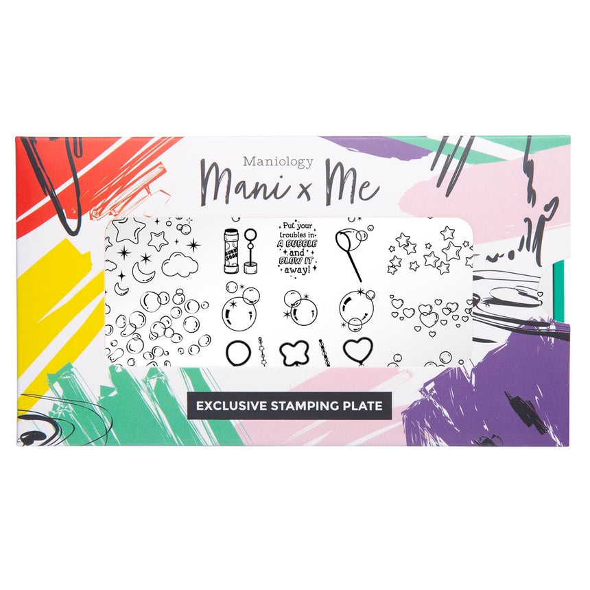 Bubble Pop: Burst of Fun (MXM131) - Nail Stamping Plate